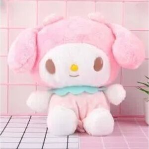 😍 NWT Sanrio ORIGINAL 2019 My Melody Strawberry Stuffed Animal Pink Plush Toy